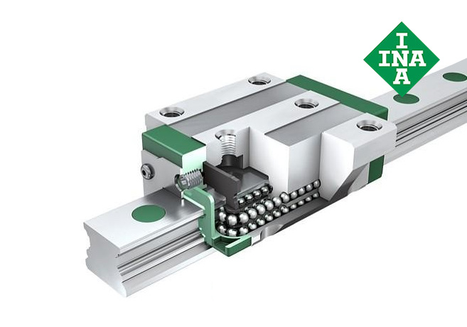 四列直线球轴承和导轨组件
